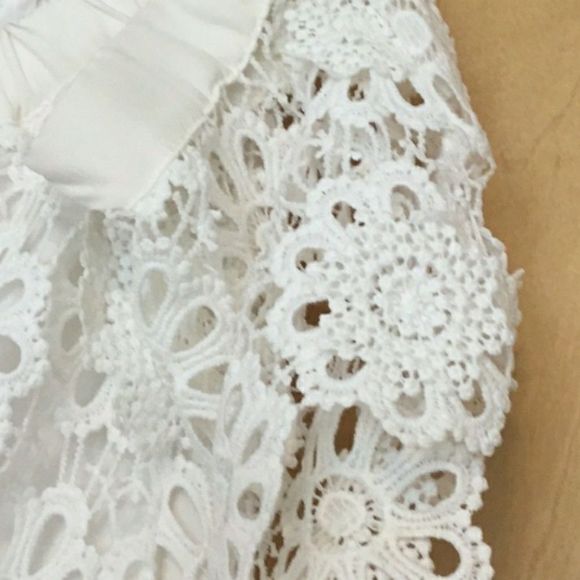 New Trina Turk Alejandra White Lace Dress - Picture 7 of 8